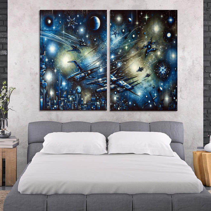 Star Wars Galactic Odyssey Canvas Paintings Frame