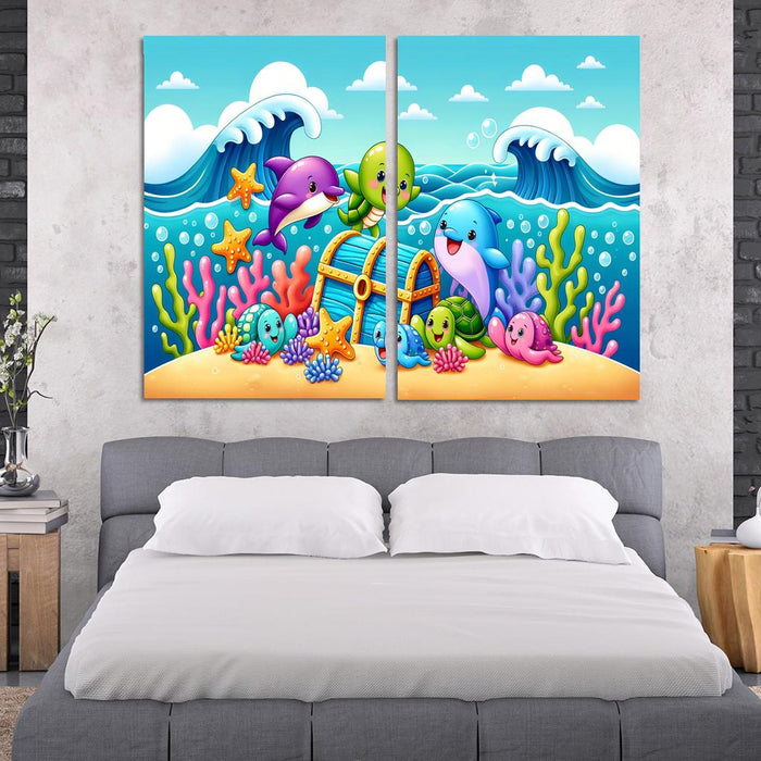 Undersea Treasure Hunt Premium Artwork Frames