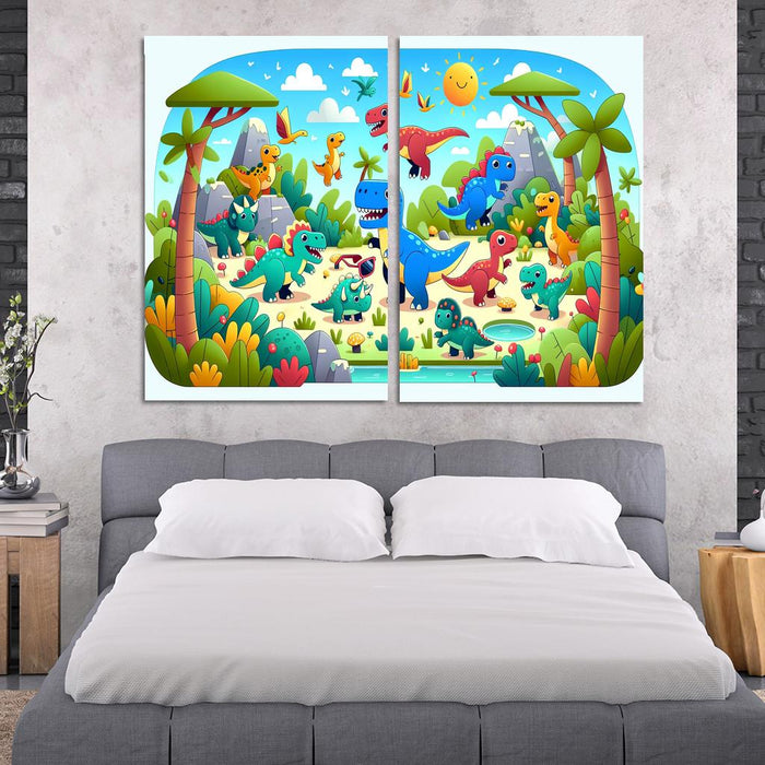 Dinosaur Discovery Day Premium Artwork Frames