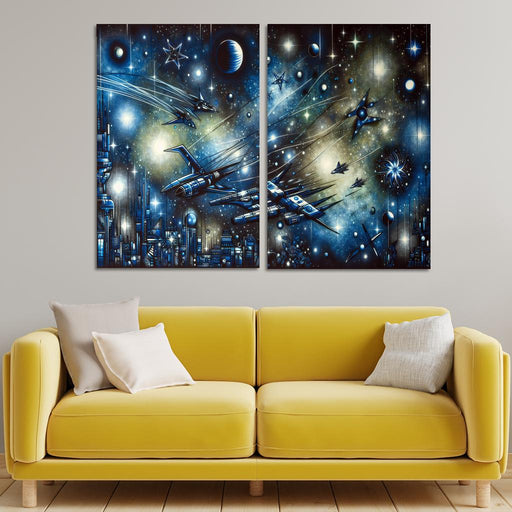 Star Wars Galactic Odyssey Canvas Paintings Frame