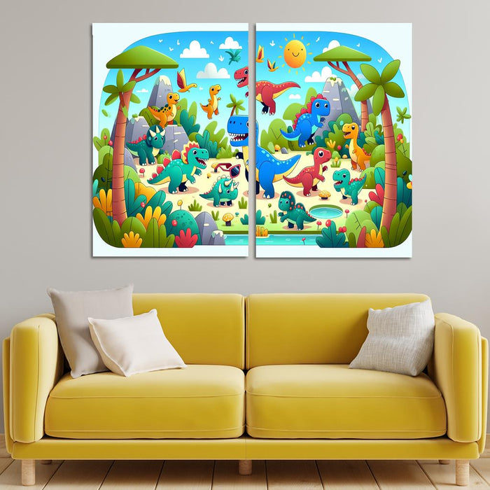 Dinosaur Discovery Day Premium Artwork Frames