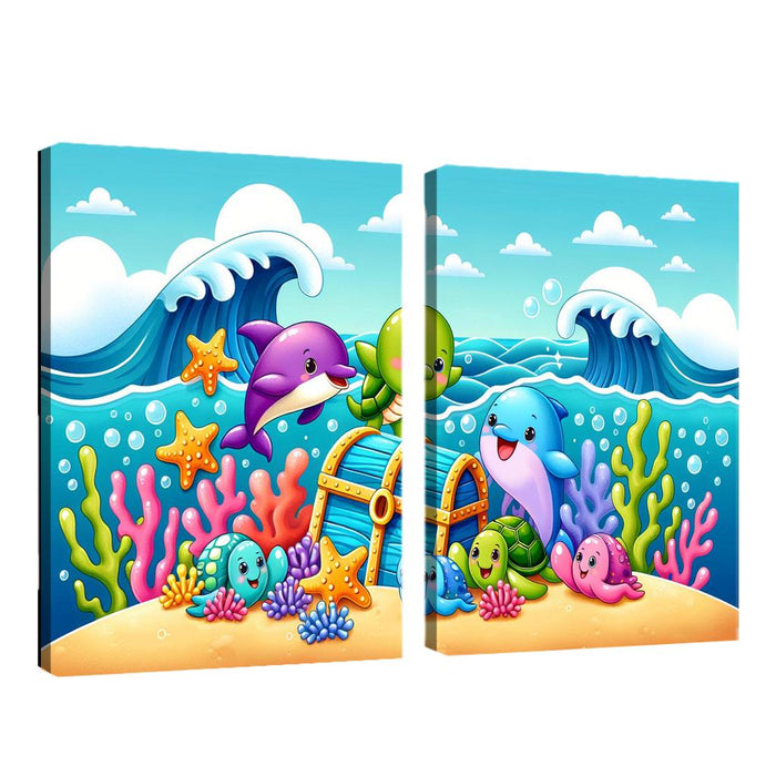 Undersea Treasure Hunt Premium Artwork Frames