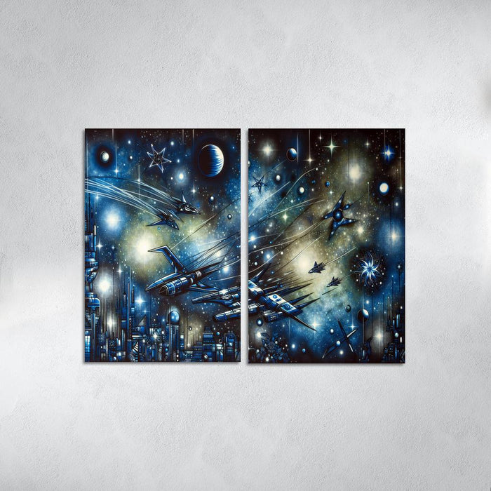 Star Wars Galactic Odyssey Canvas Paintings Frame