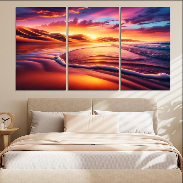 Hidden Dunes Oasis Abstract Paintings Frame