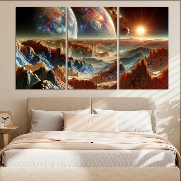 The Exploration Of Exoplanets Premium Artwork Frames