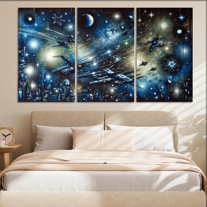 Star Wars Galactic Odyssey Canvas Paintings Frame