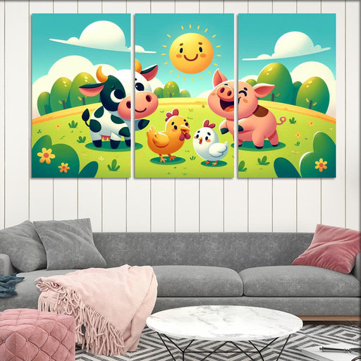 Friendly Farm Friends Premium Artwork Frames