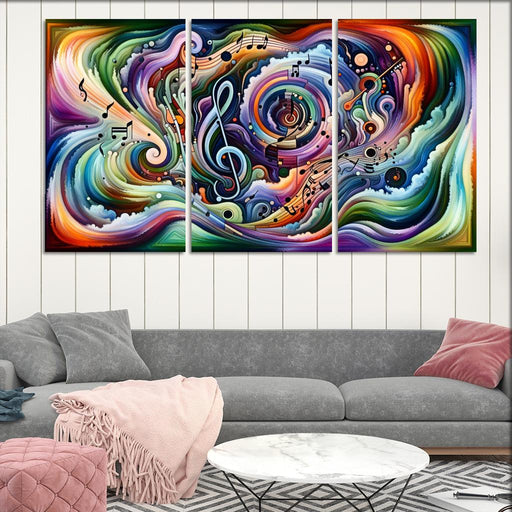 Magnetic Melody Ensemble Canvas Paintings Frame