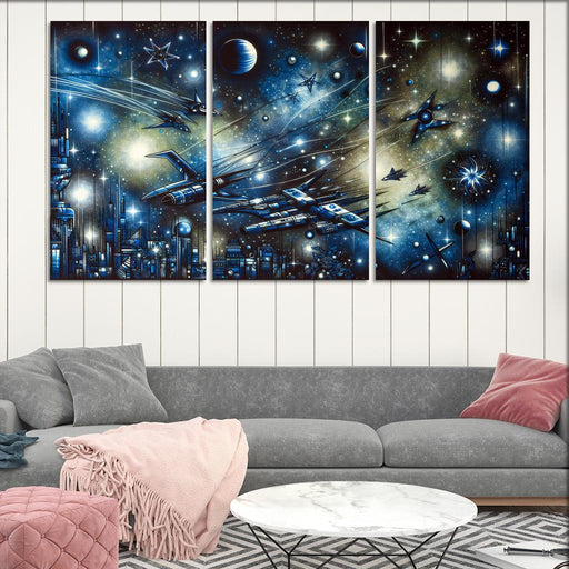 Star Wars Galactic Odyssey Canvas Paintings Frame