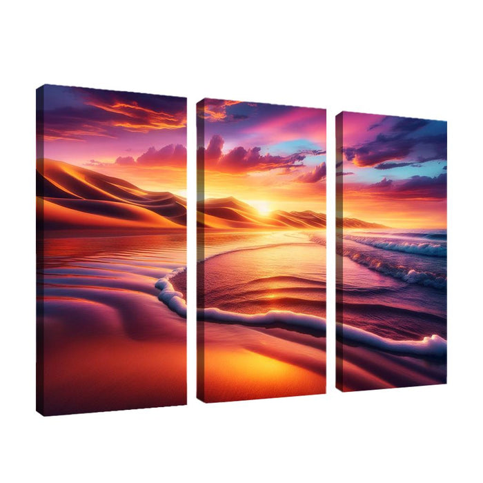 Hidden Dunes Oasis Abstract Paintings Frame