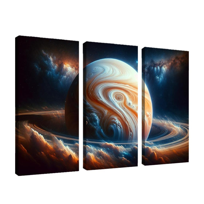 The Mesmerizing Clouds Of Gas Giants Premium Artwork Frames