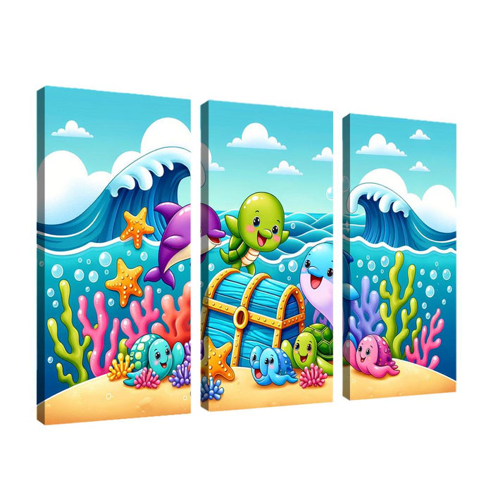 Undersea Treasure Hunt Premium Artwork Frames