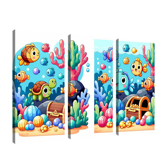 Underwater Treasure Hunt One-piece Frames