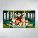 Whimsical Woodland Friends Premium Artwork Frames