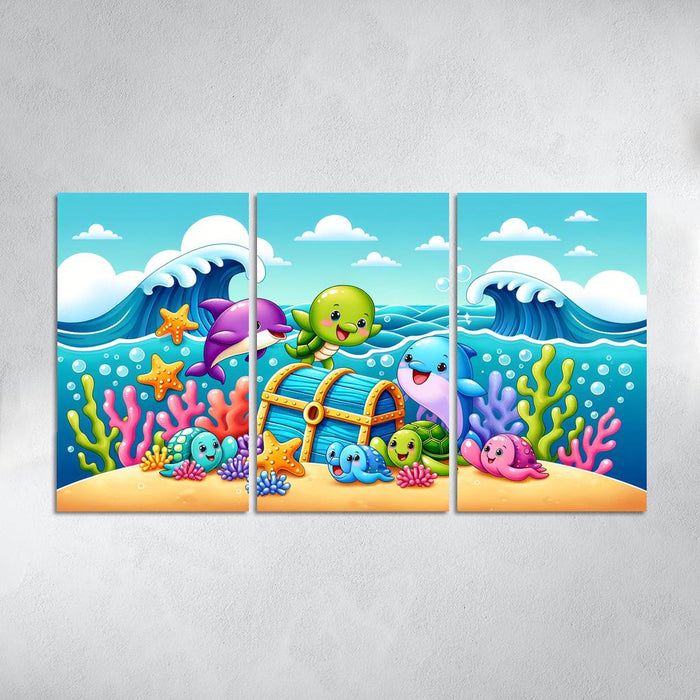 Undersea Treasure Hunt Premium Artwork Frames