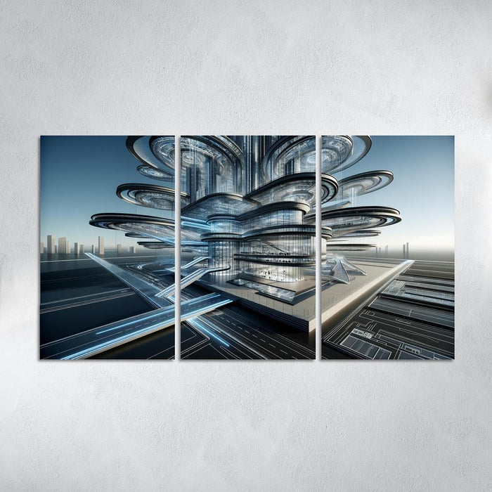 Dynamic Kinetic Architecture Modern Paintings Frame