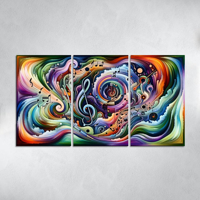 Magnetic Melody Ensemble Canvas Paintings Frame