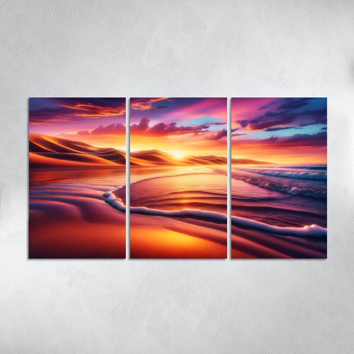 Hidden Dunes Oasis Abstract Paintings Frame