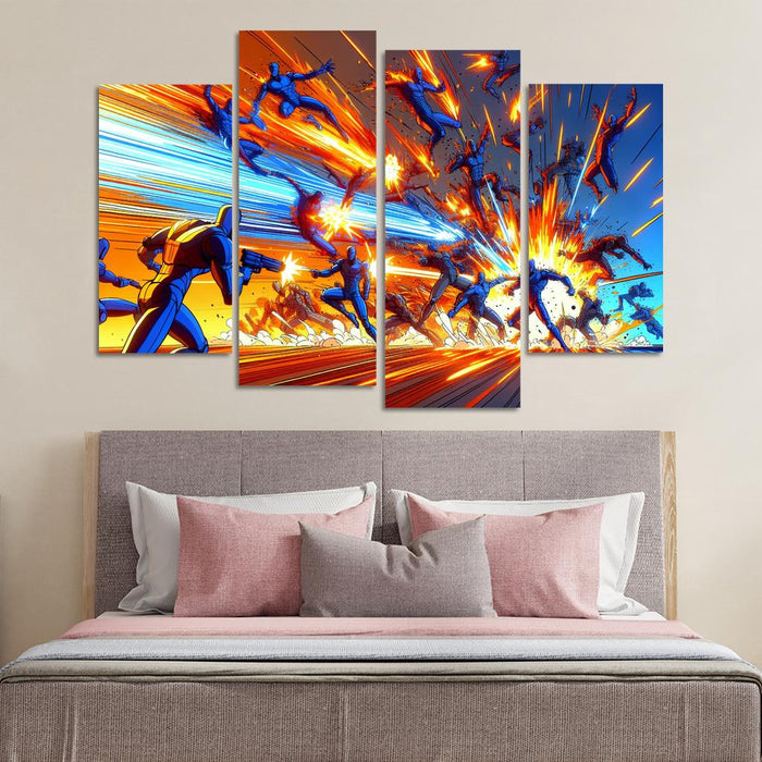 Dragon Ball Z Energy Multi-panel Paintings