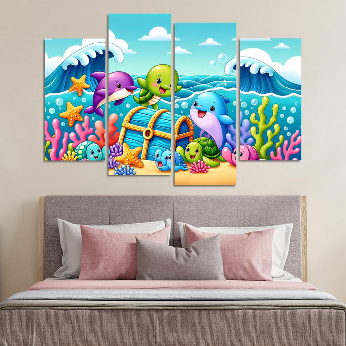 Undersea Treasure Hunt Premium Artwork Frames