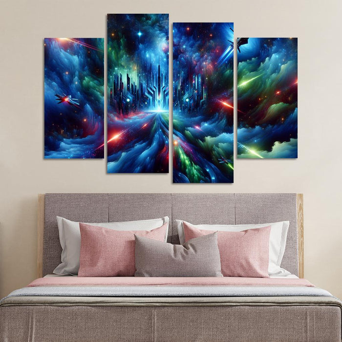 Star Wars Galactic Adventure Multi-panel Paintings