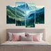 Mountain Serenity Retreat Canvas Paintings Frame