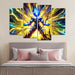 Goku's Spirit Surge Canvas Paintings Frame