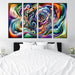 Magnetic Melody Ensemble Canvas Paintings Frame