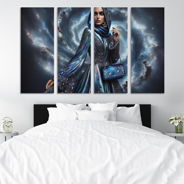 Celestial Textures The Rising Trend Of Cosmic Inspired Fashion Oil Paintings Frame