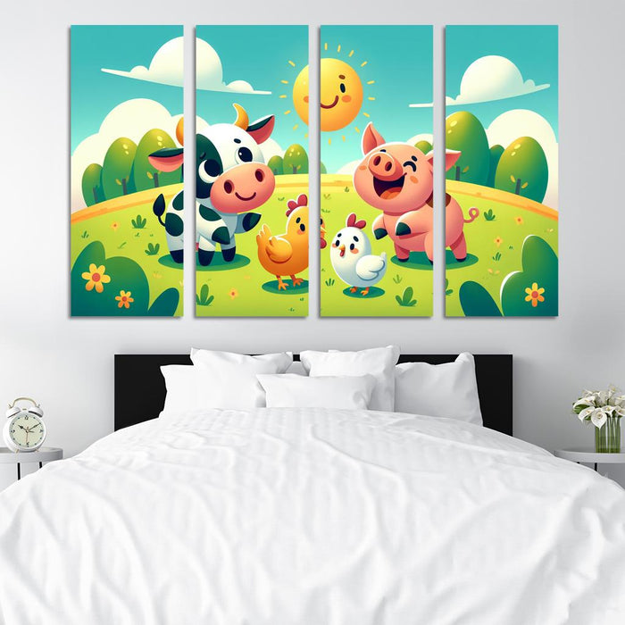 Friendly Farm Friends Premium Artwork Frames