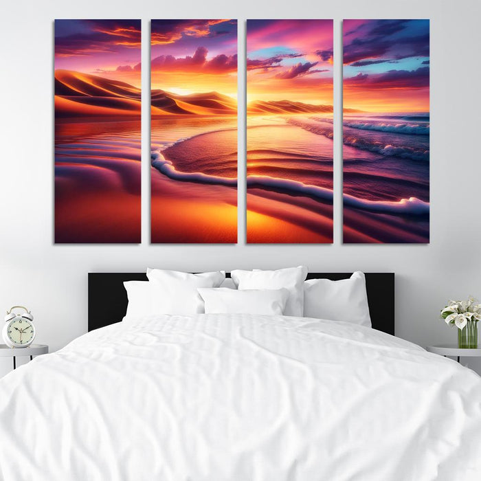 Hidden Dunes Oasis Abstract Paintings Frame