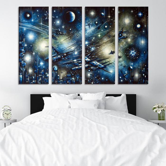 Star Wars Galactic Odyssey Canvas Paintings Frame