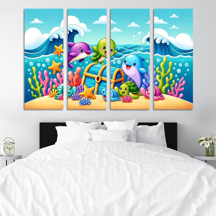 Undersea Treasure Hunt Premium Artwork Frames