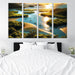 Crystal Waters A Kayaking Adventure Abstract Paintings Frame