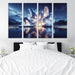 Bioluminescent Structures Modern Paintings Frame