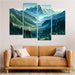 Mountain Serenity Retreat Canvas Paintings Frame