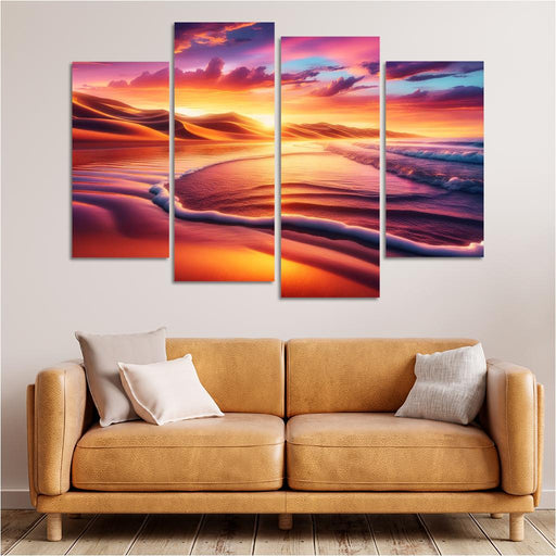 Hidden Dunes Oasis Abstract Paintings Frame