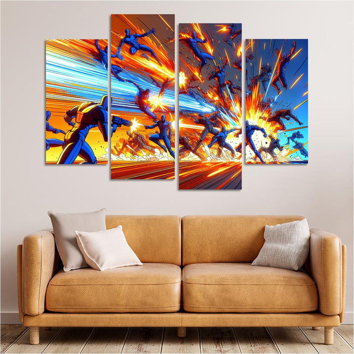 Dragon Ball Z Energy Multi-panel Paintings