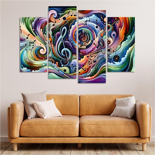 Magnetic Melody Ensemble Canvas Paintings Frame