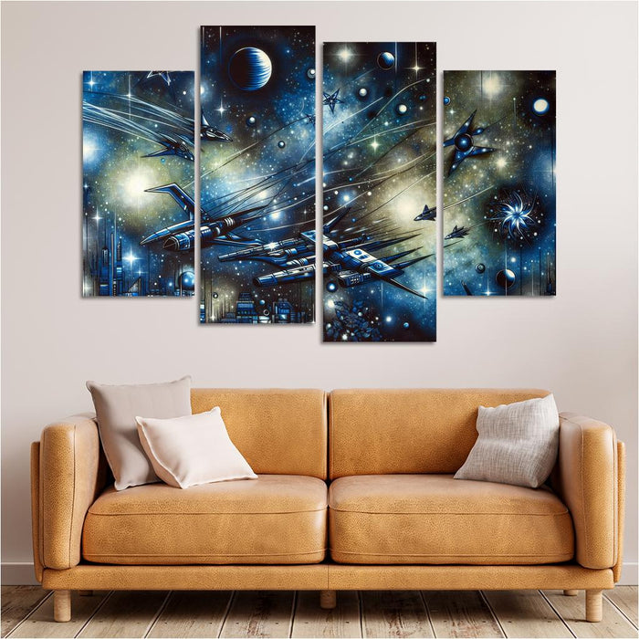 Star Wars Galactic Odyssey Canvas Paintings Frame