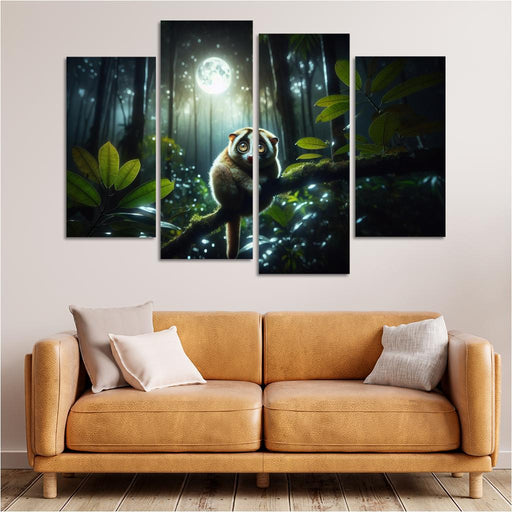 Silent Guardians Of The Forest Custom Paintings Frame