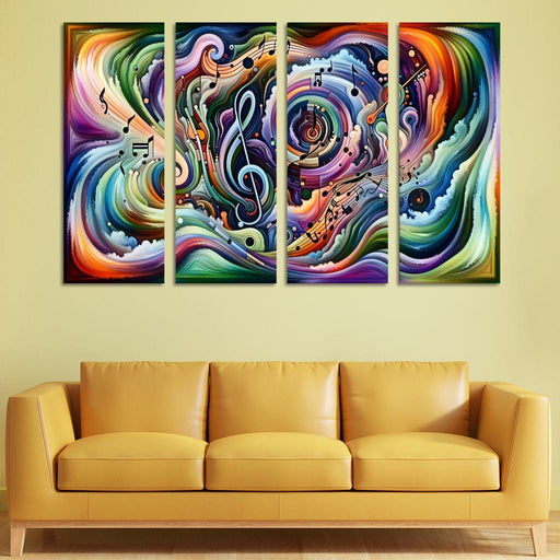 Magnetic Melody Ensemble Canvas Paintings Frame