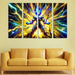 Goku's Spirit Surge Canvas Paintings Frame