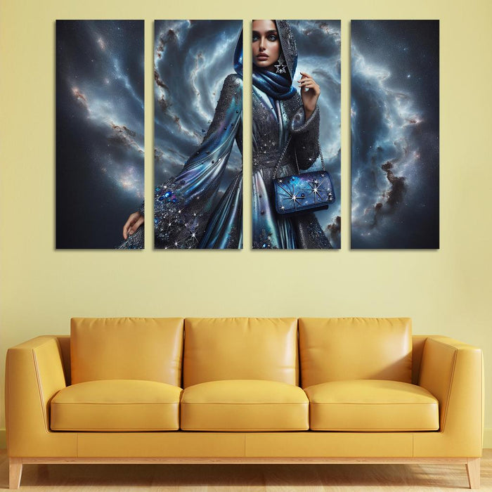 Celestial Textures The Rising Trend Of Cosmic Inspired Fashion Oil Paintings Frame