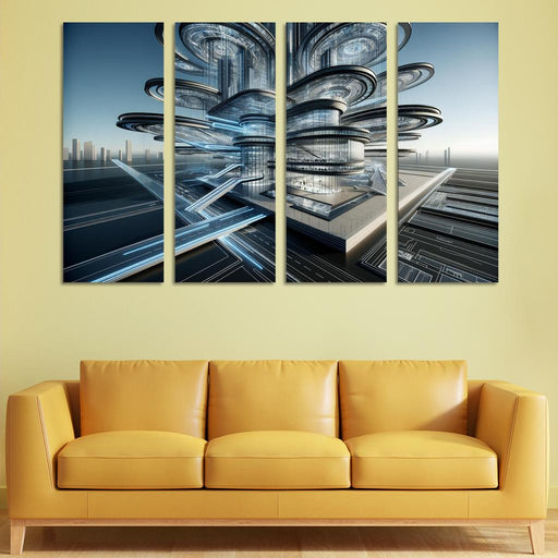 Dynamic Kinetic Architecture Modern Paintings Frame