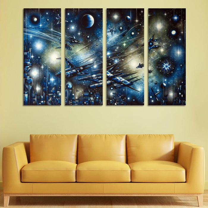 Star Wars Galactic Odyssey Canvas Paintings Frame