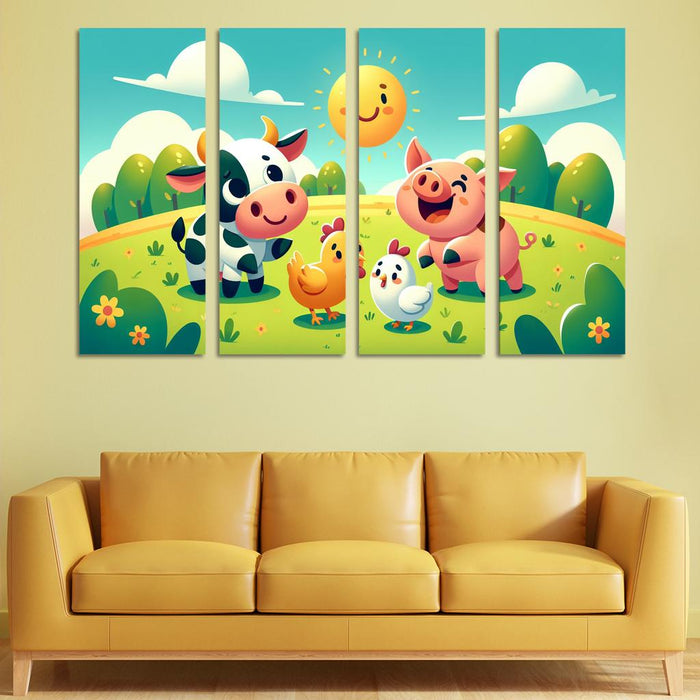 Friendly Farm Friends Premium Artwork Frames