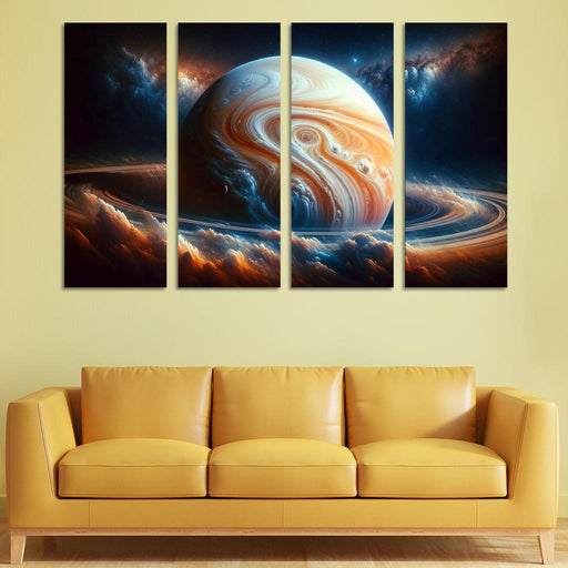 The Mesmerizing Clouds Of Gas Giants Premium Artwork Frames