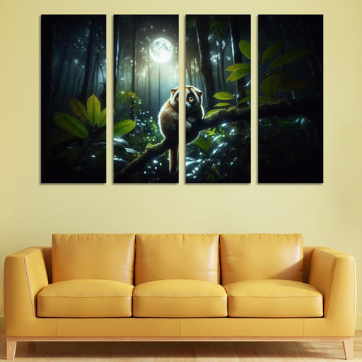 Silent Guardians Of The Forest Custom Paintings Frame