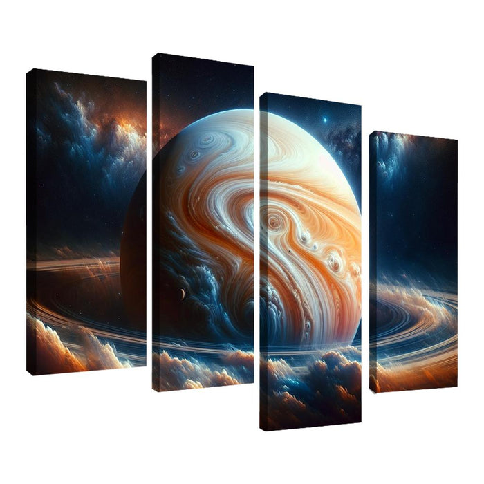 The Mesmerizing Clouds Of Gas Giants Premium Artwork Frames